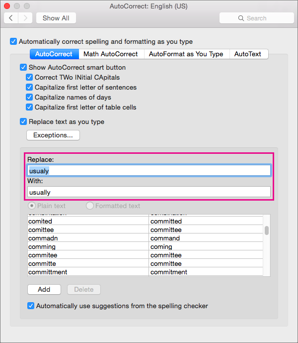 use find and replace in word 2011 for mac